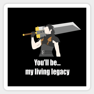 Sad Zack Fair Quote Final Fantasy VII Sticker